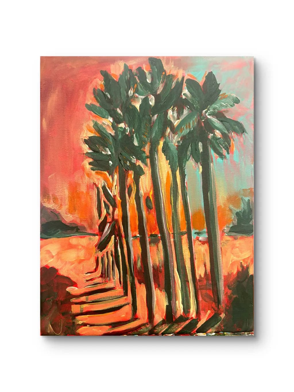 Tropical Palm Sunset