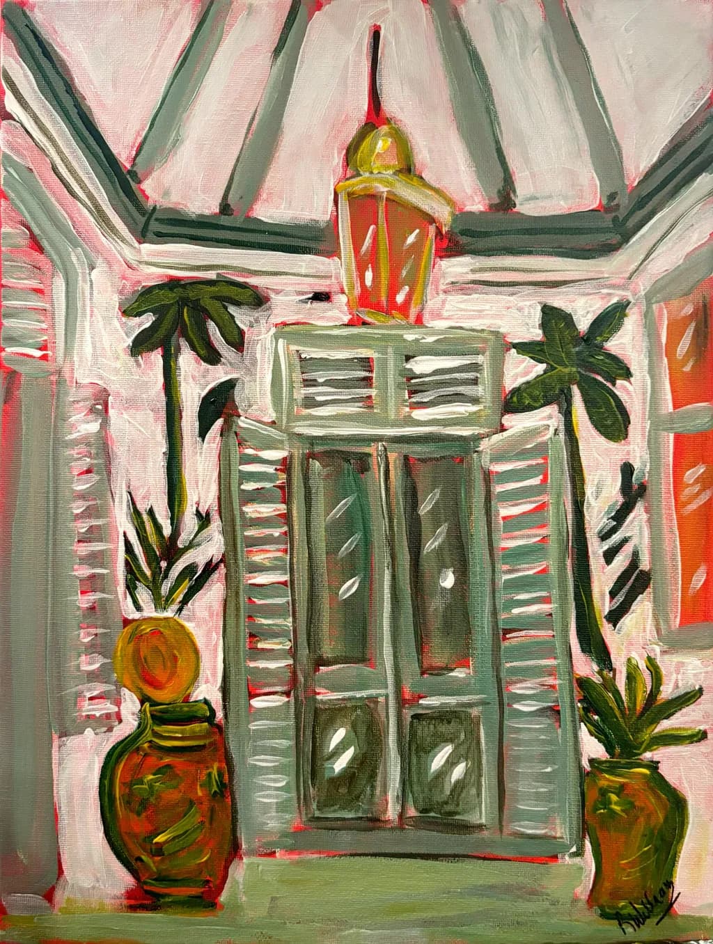 Tropical Lantern Cabinet