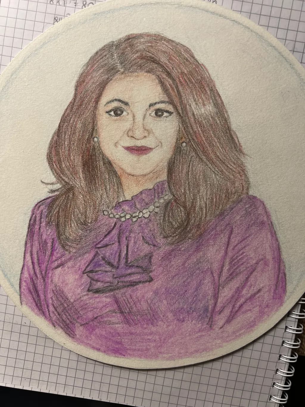 Purple Blouse Portrait