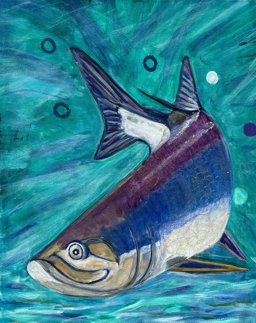 Teal Underwater Fish 天天彩票怎么