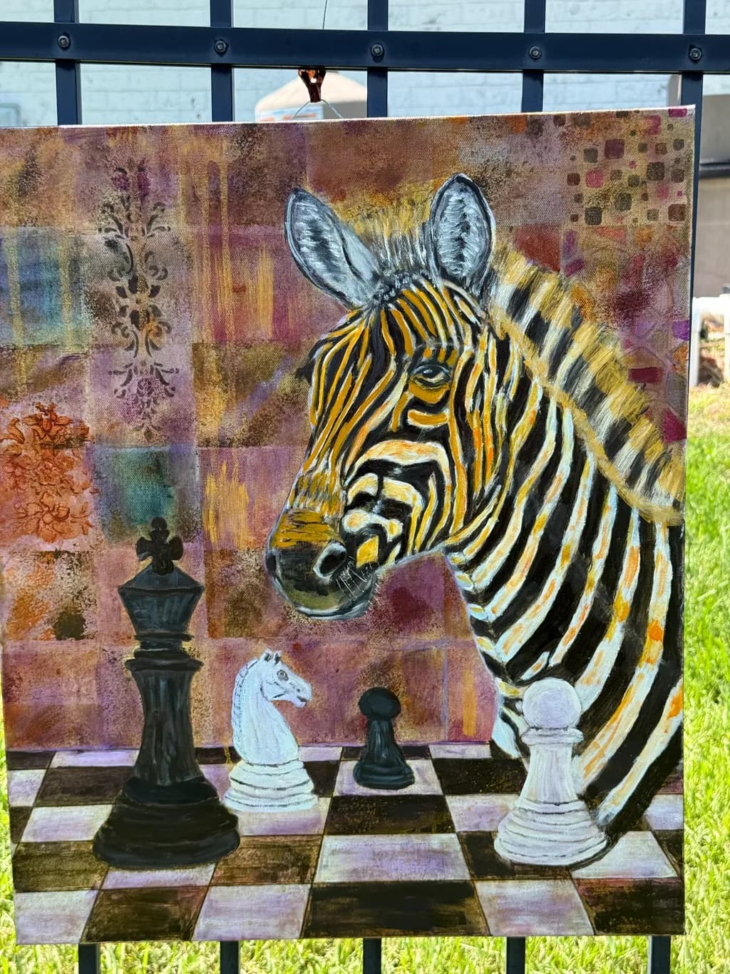 Zebra Chessboard ж
