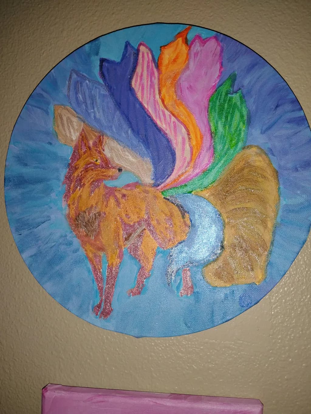 Rainbow Fox Tails