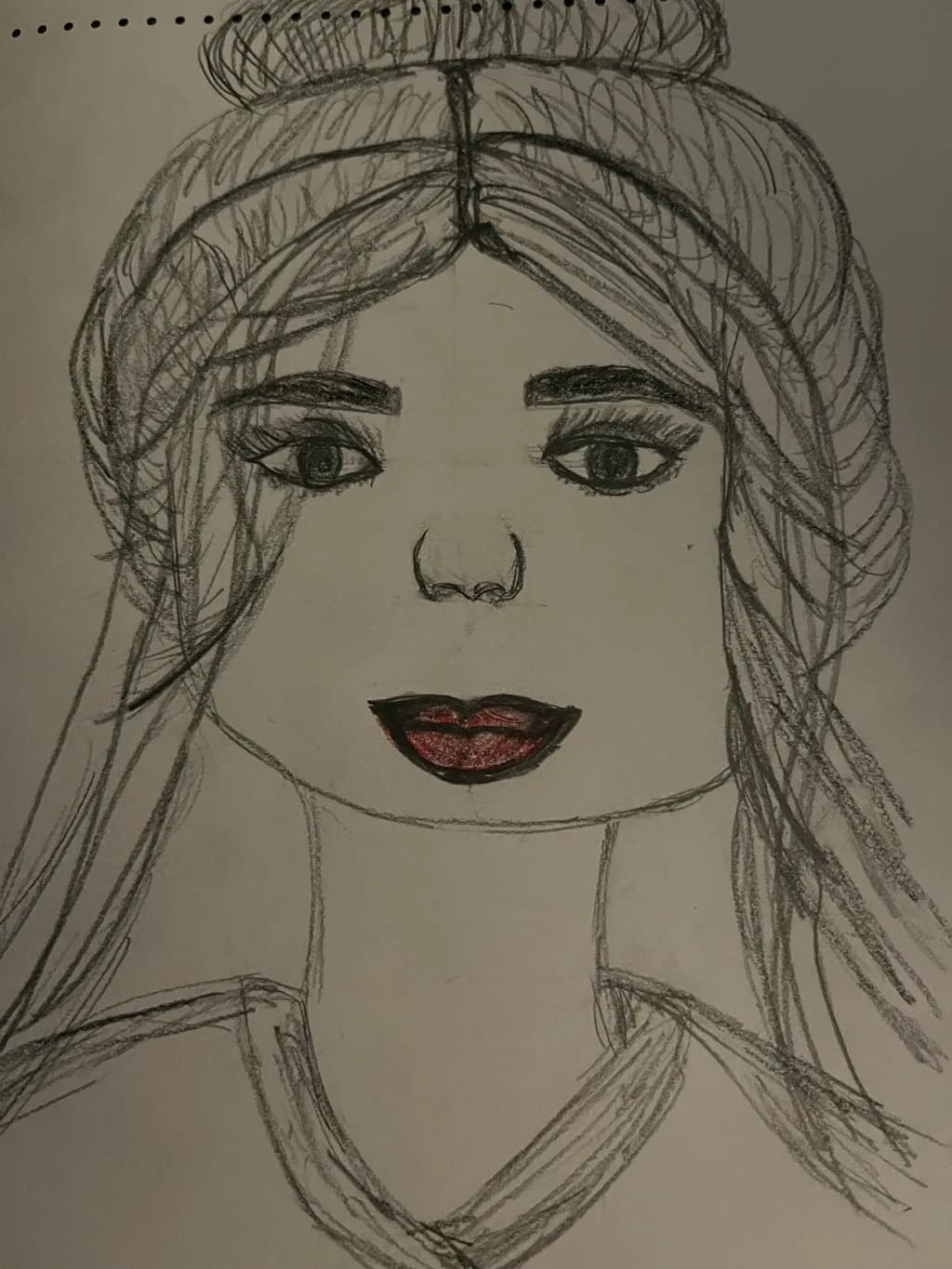Red-Lipped Portrait