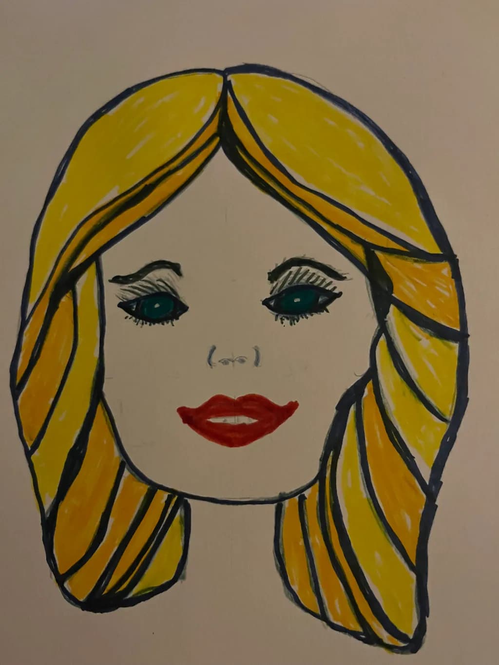 Golden-Haired Portrait