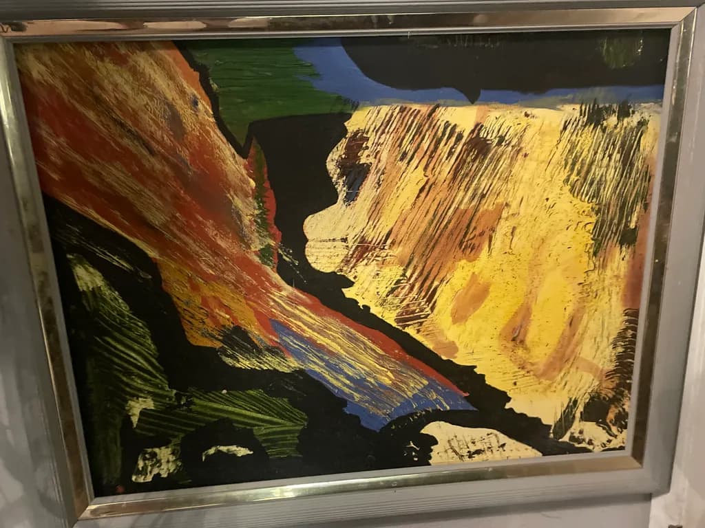 Golden Ravine Abstract