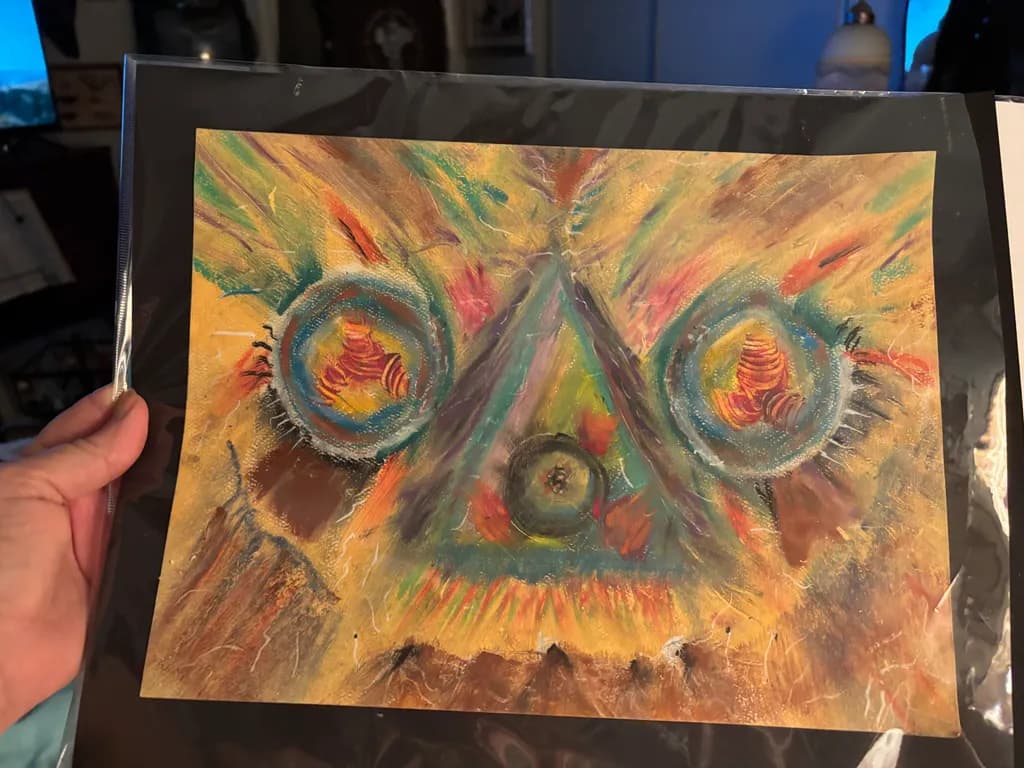 Triangular Totem Eyes