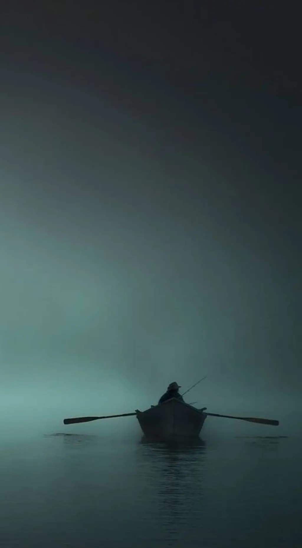 Boat Through the Mist