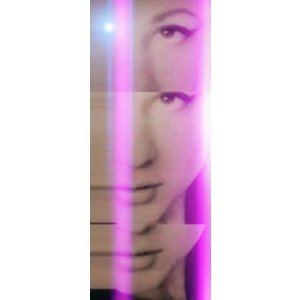 Magenta Refracted Portrait