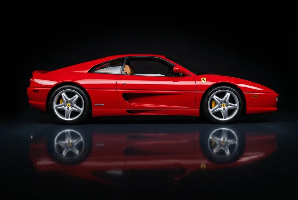 Red Ferrari Reflection