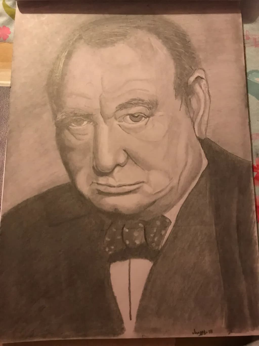 Winston Churchill Portrait