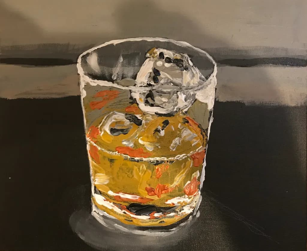 Layered Citrus Glass