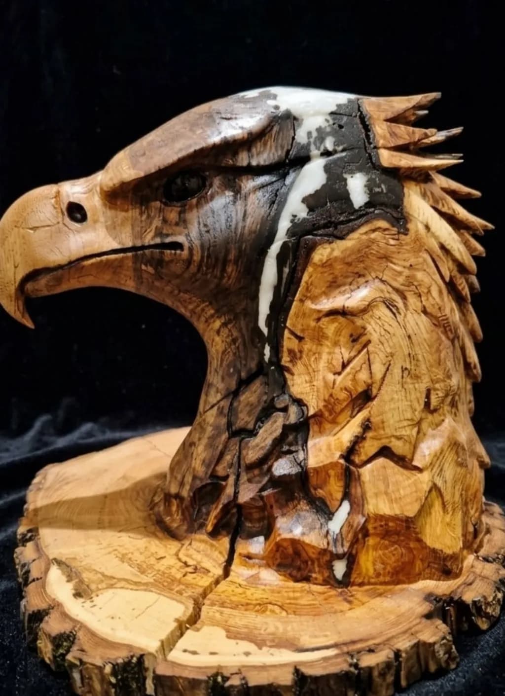 Carved Dragon Bust