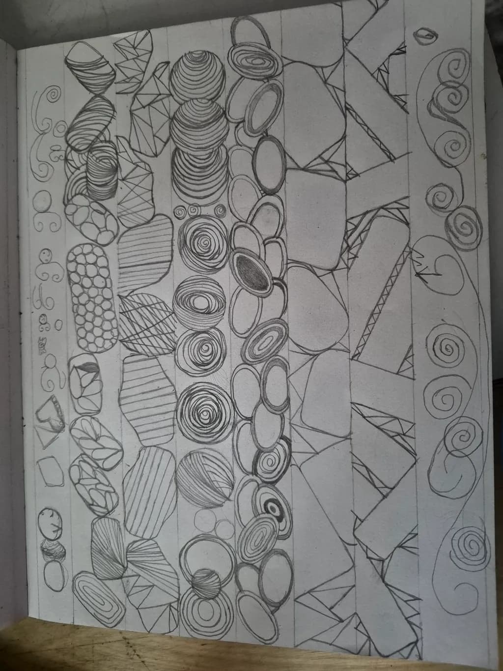 Geometric Spiral Garden
