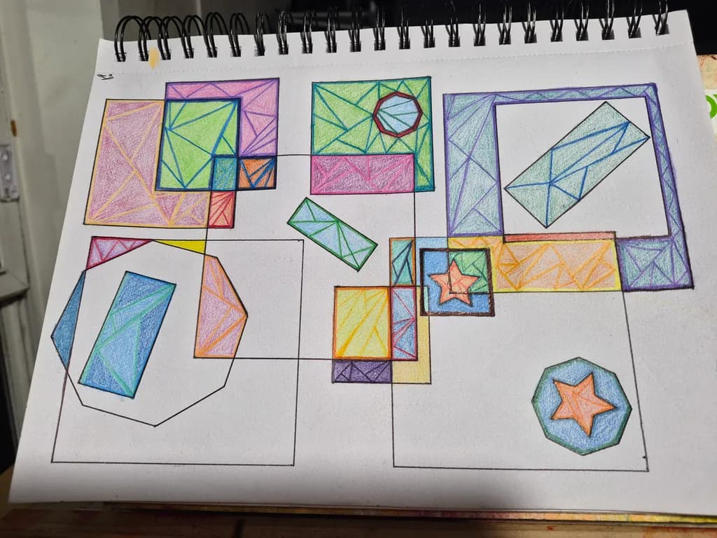 Geometric Star Mosaic