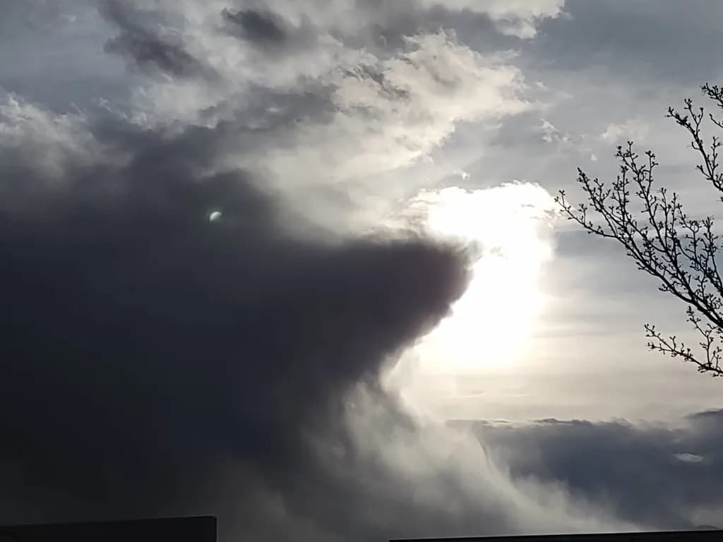 Stormlight Through Clouds