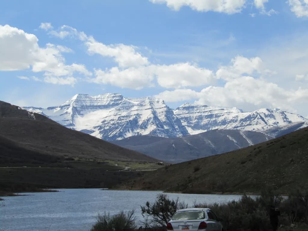 Snowy Mountain Lake
