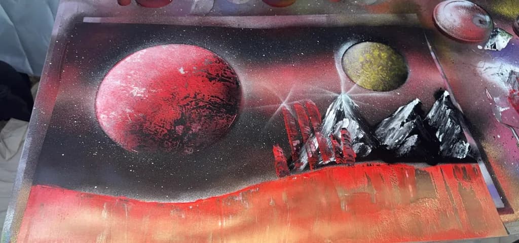 Planetary Mountainscape