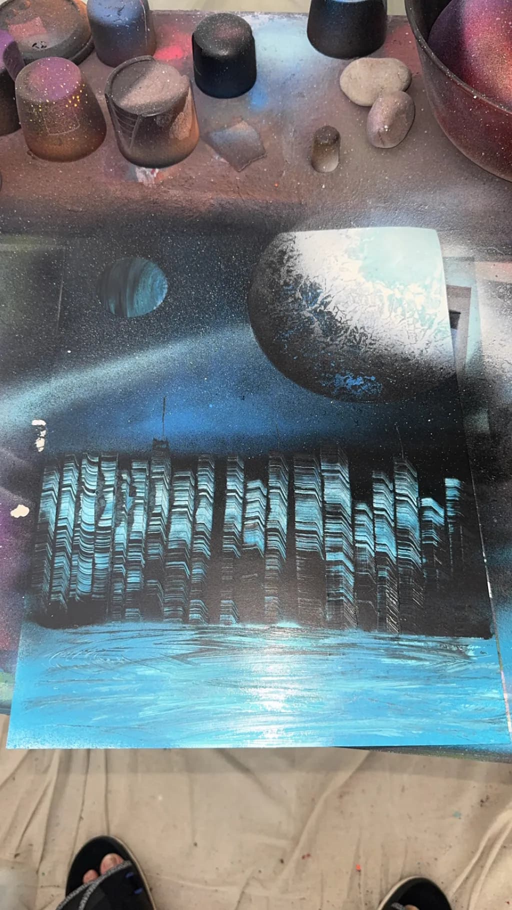 Blue Night Reflections