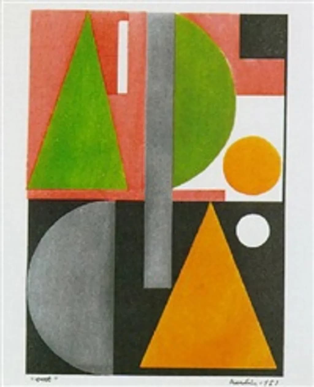 Auguste Herbin Composition 1