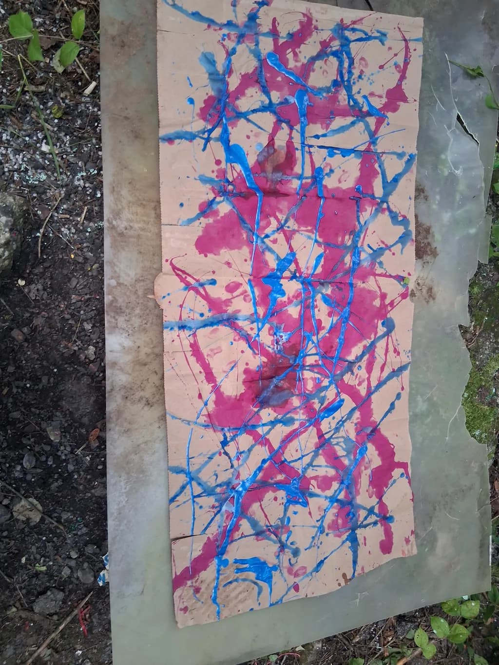 Cobalt Magenta Tangle