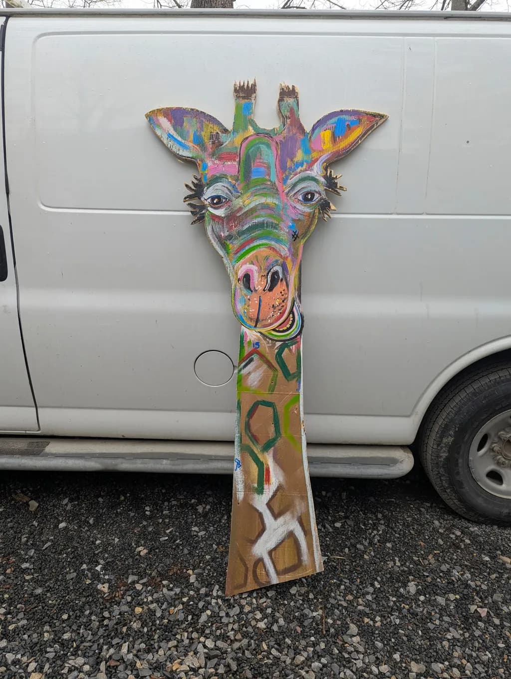 Painted Giraffe