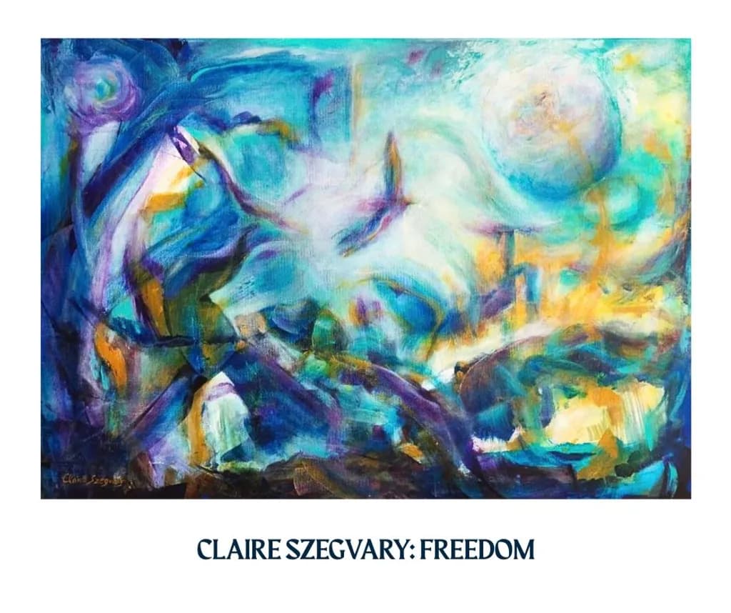 Freedom in Blue and Gold