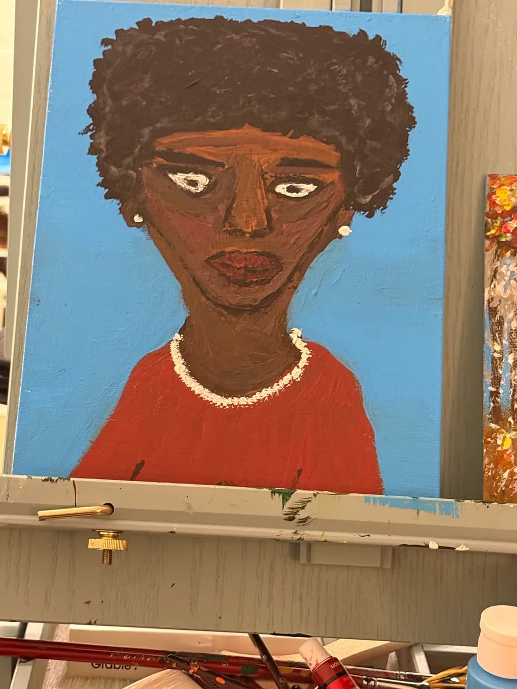 Red Blue Portrait