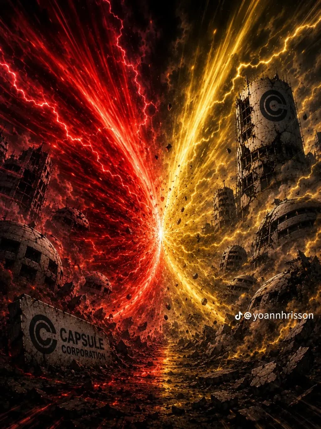 Red and Gold Ruins