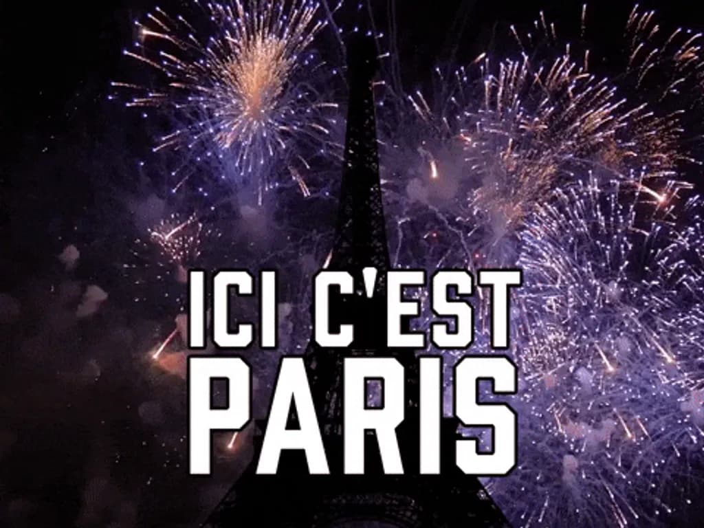 Fireworks Over Paris
