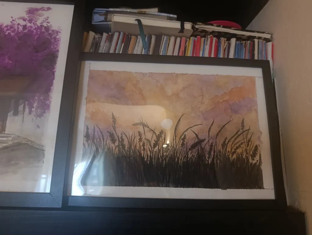 Golden Meadow Sunset