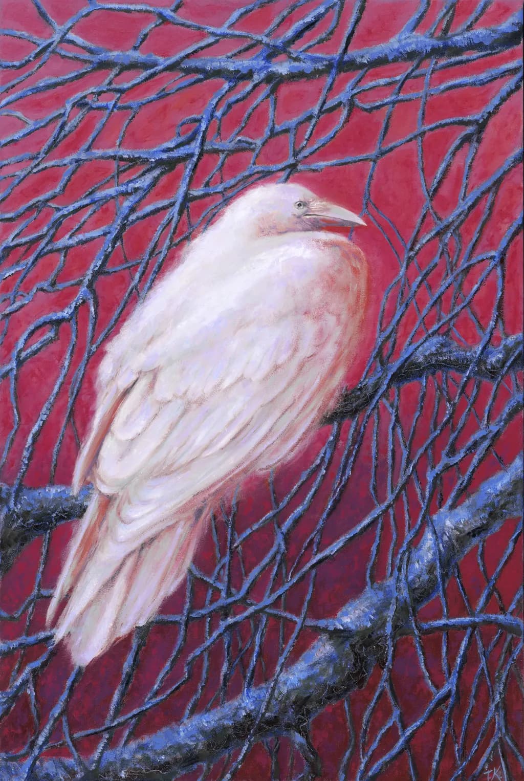 White Bird Among Branches