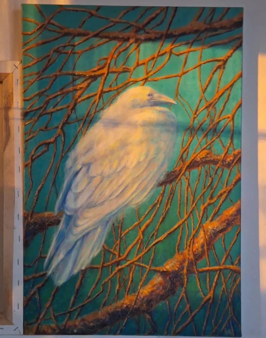 Heron Among Branches