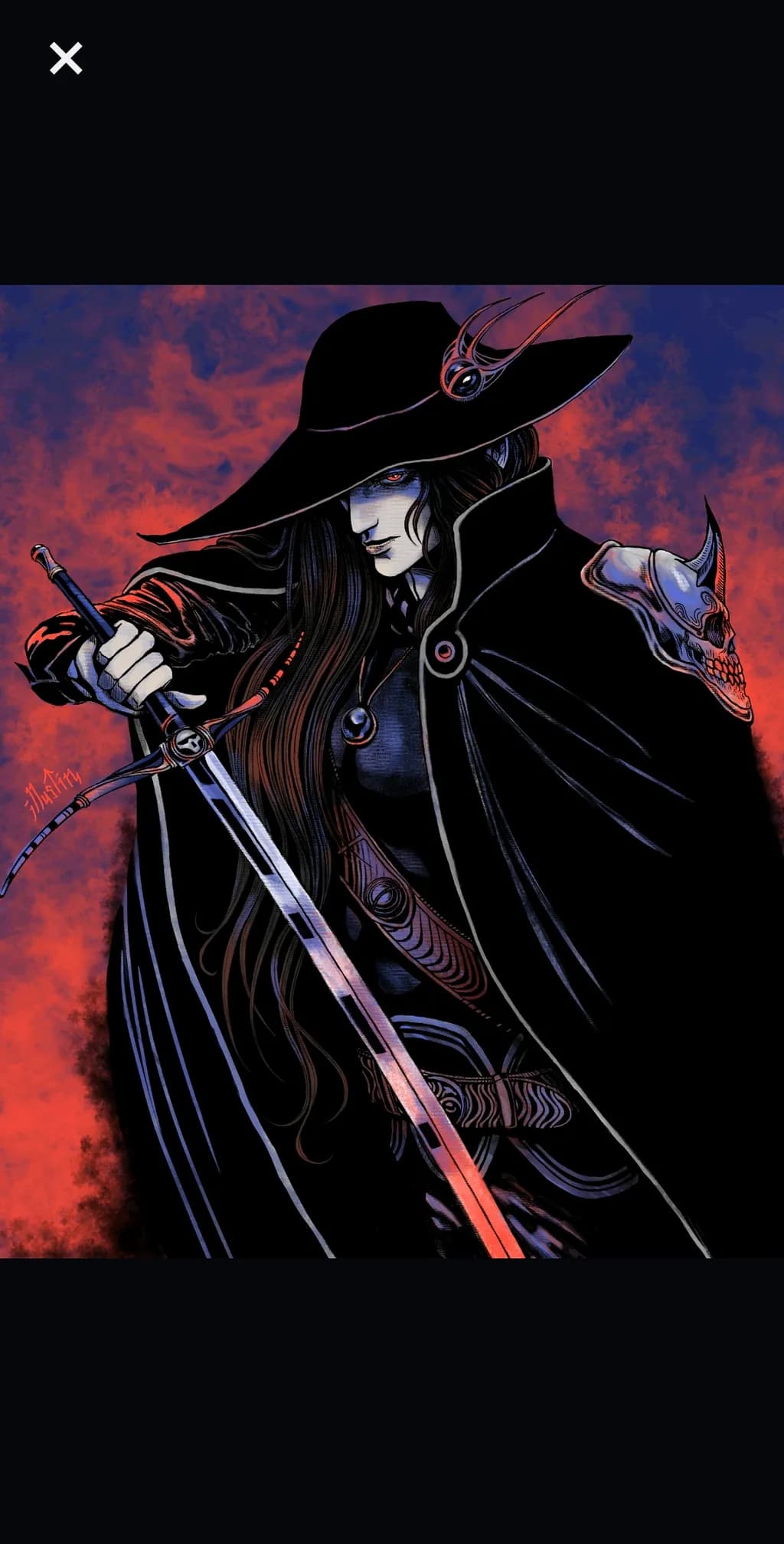 Crimson Sword Sorceress