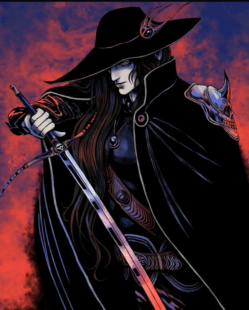 Crimson Skull Duelist