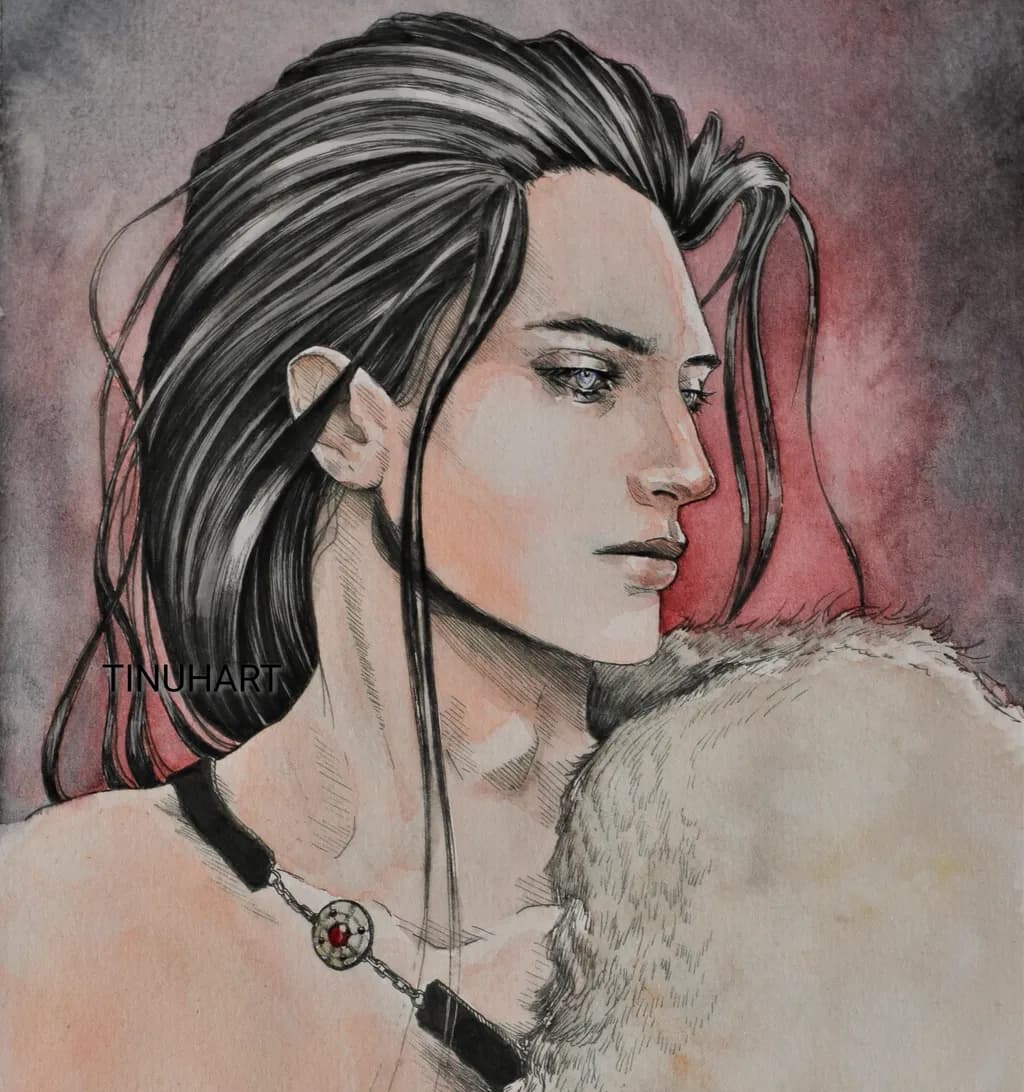 Portrait in Red