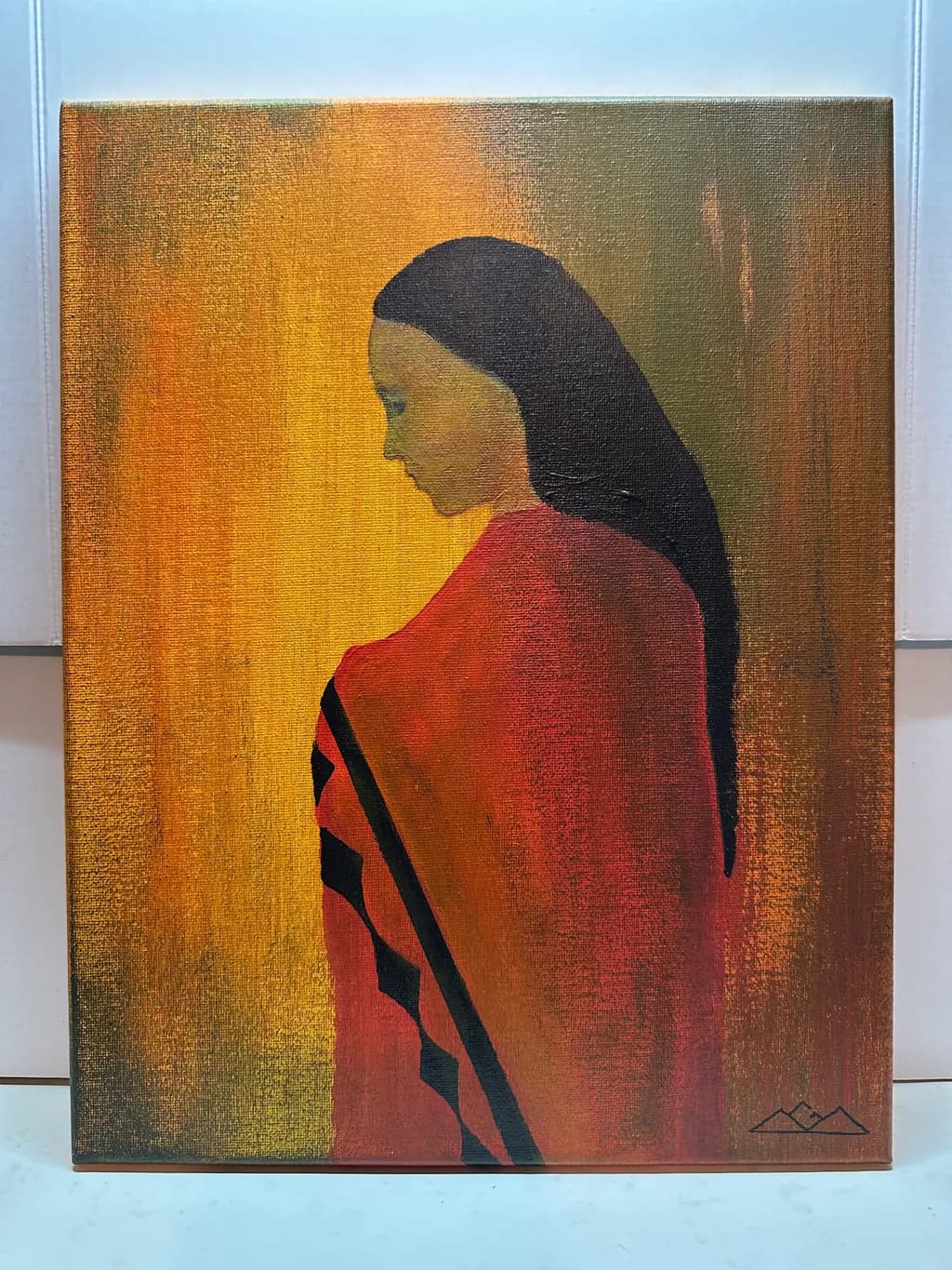 Red Shawl Profile