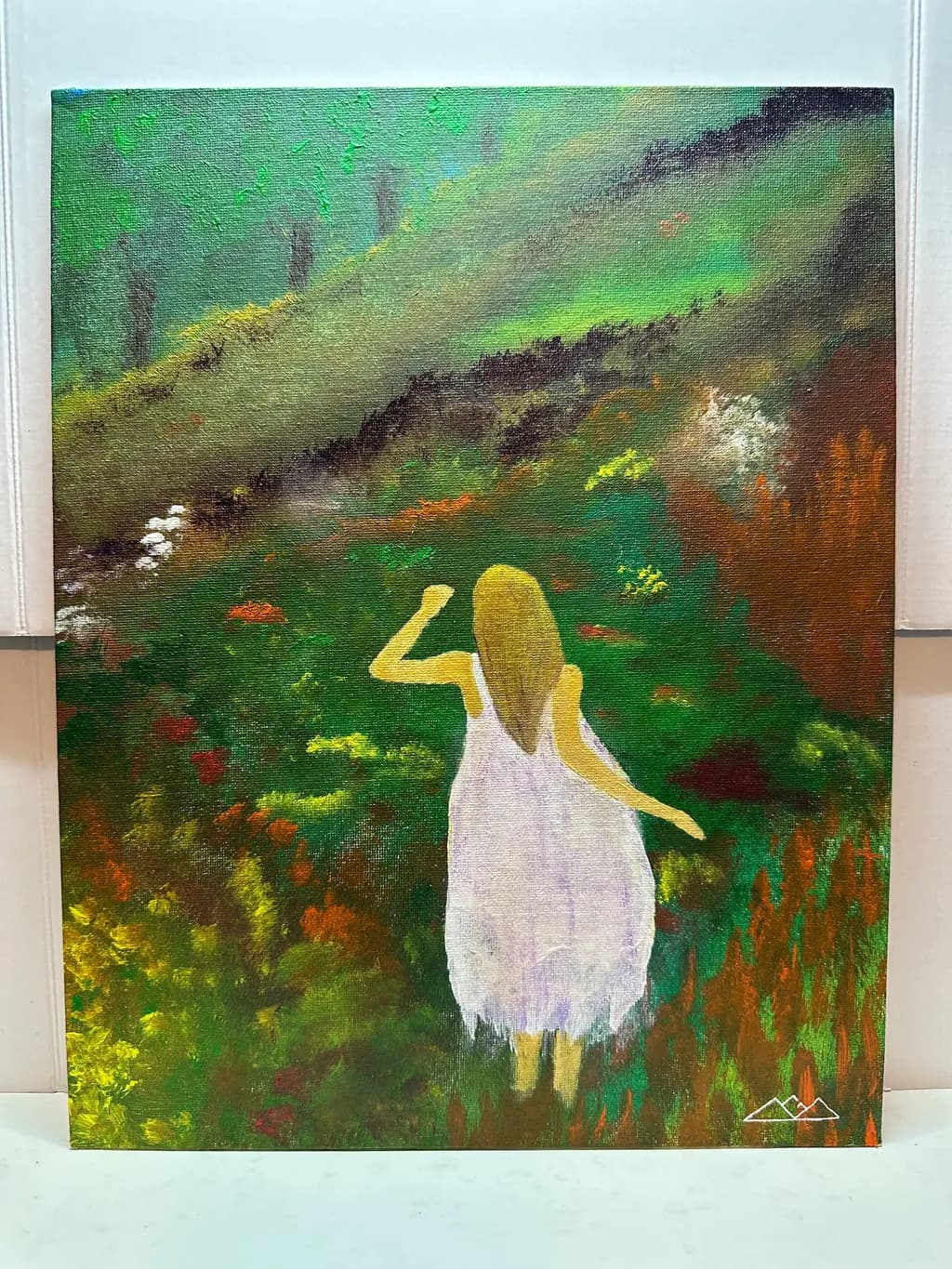 Garden Girl at Dusk