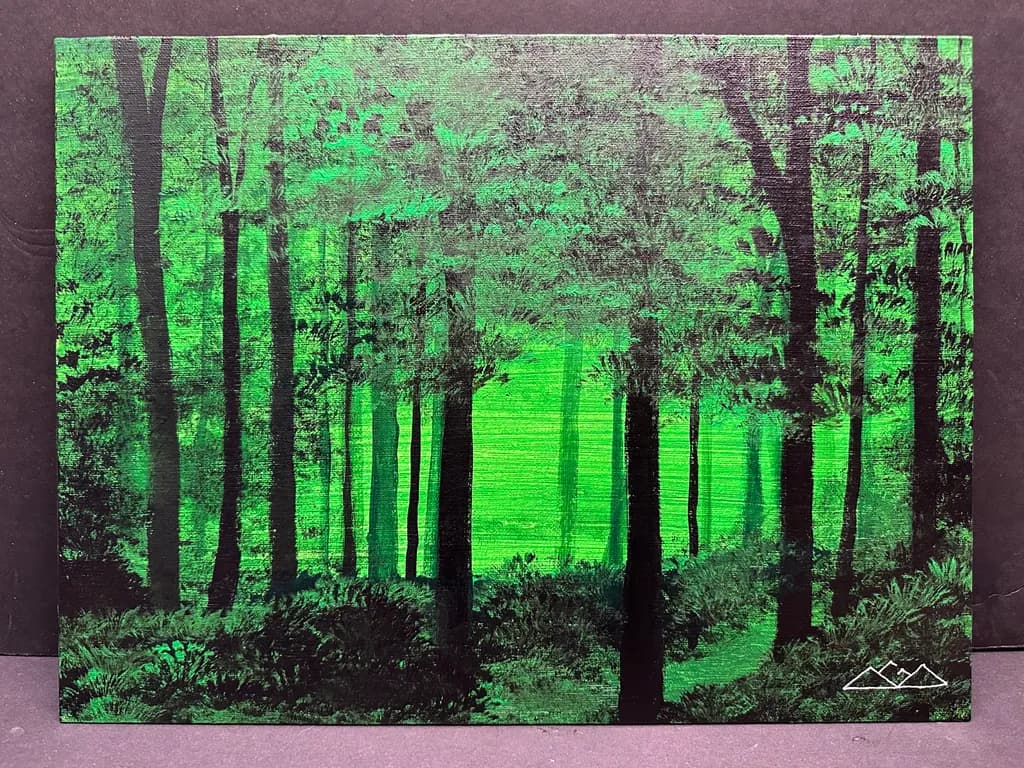 Emerald Woodland Texture