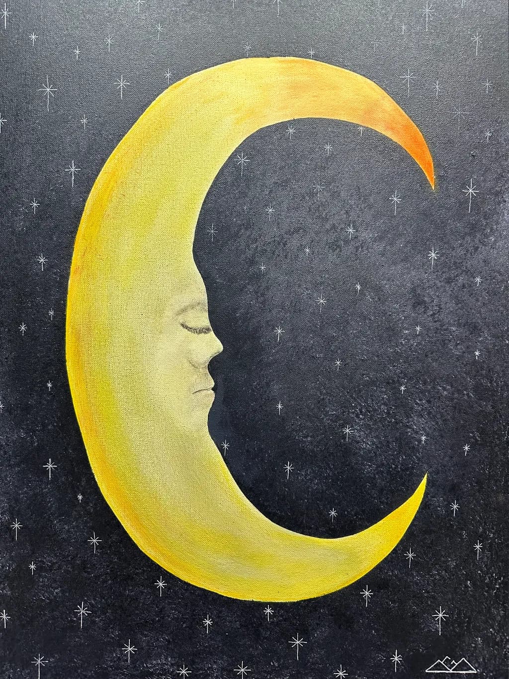 Sleeping Crescent Moon