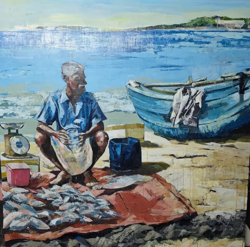 The Blue Fisherman