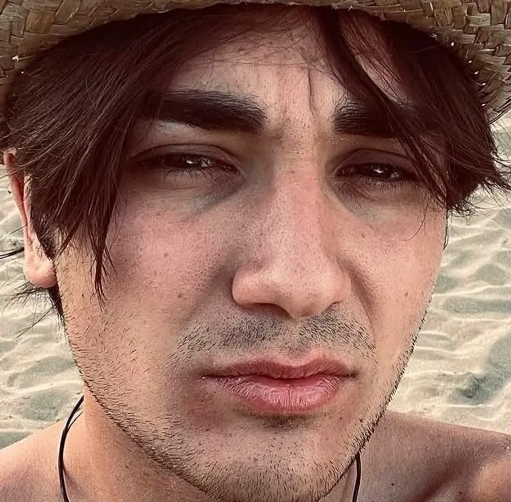 Sunlit Beach Portrait