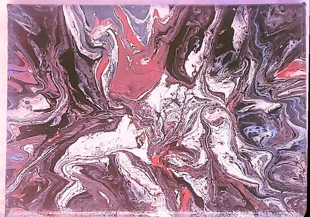 Crimson Marble Drift