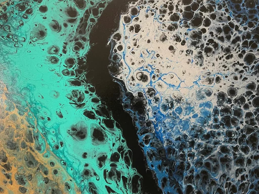 Turquoise Cellular Divide