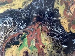 Navy Rust Flow