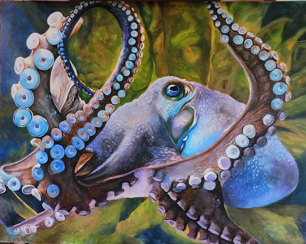 Blue-Eyed Octopus