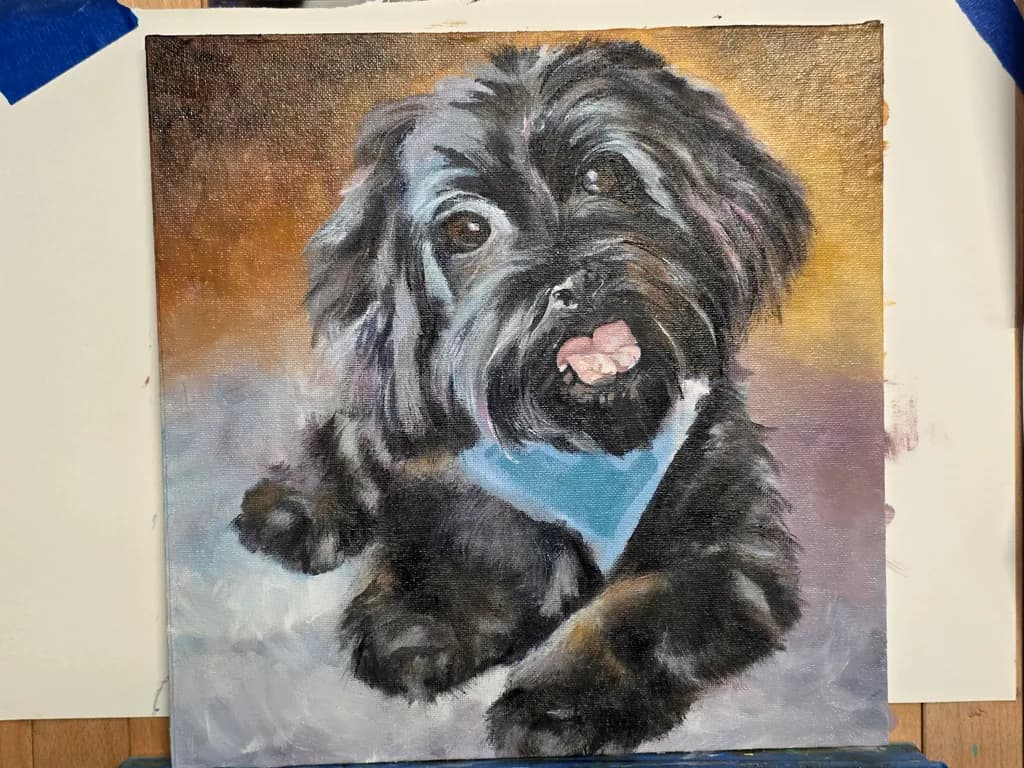 Blue Bandana Pup