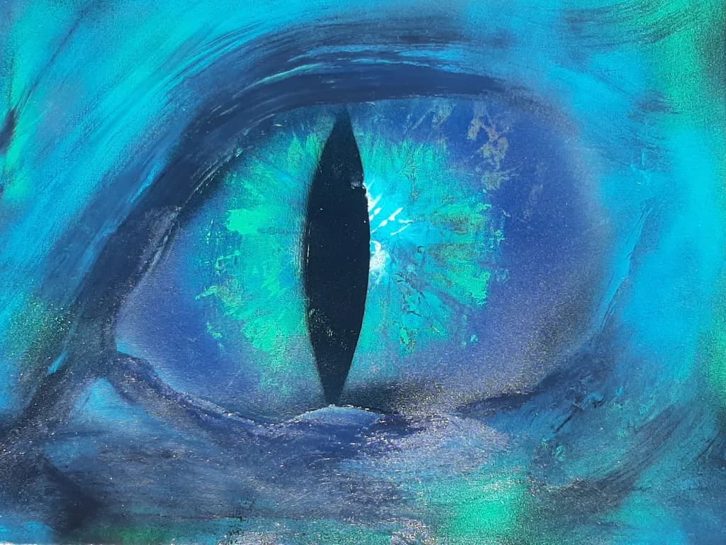 Turquoise Watchful Eye