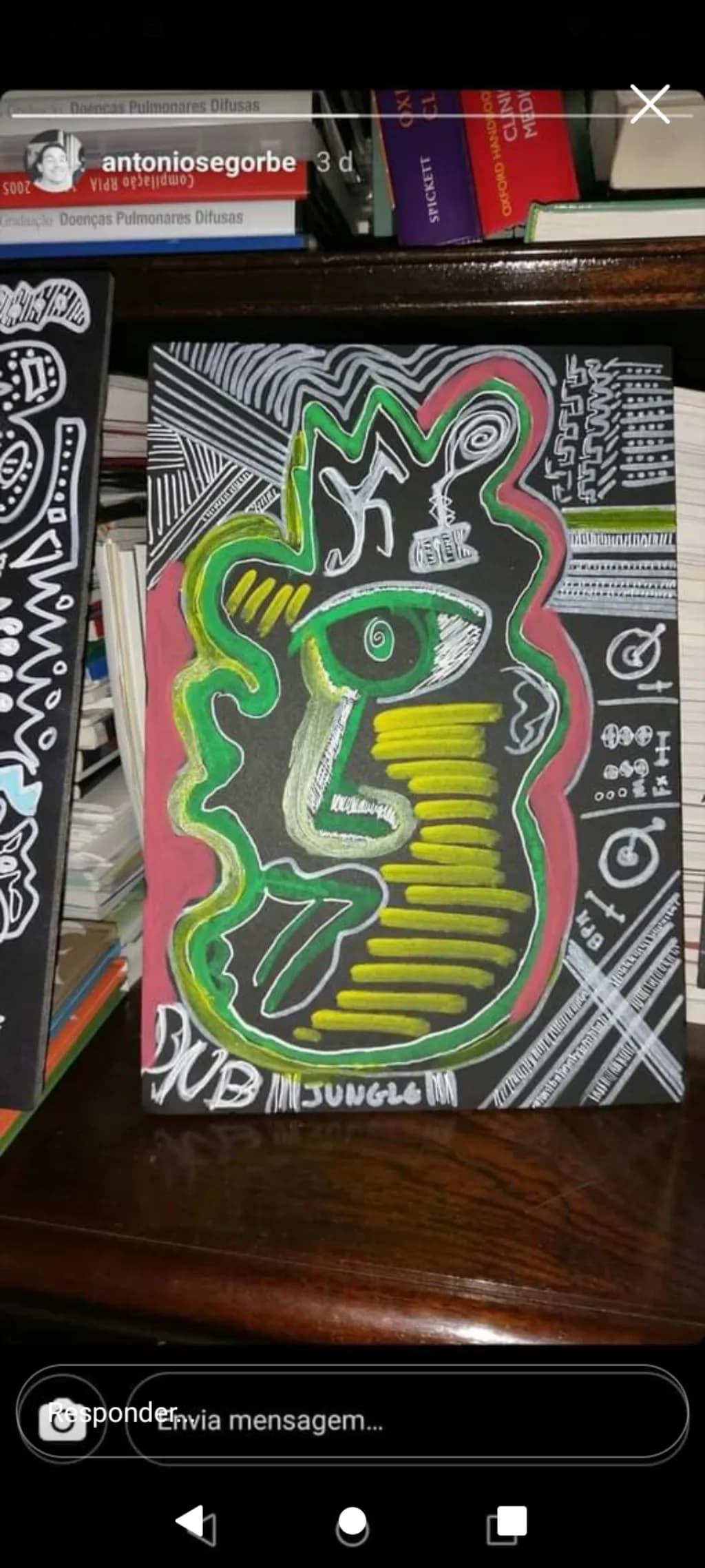 Green-Eyed Figure