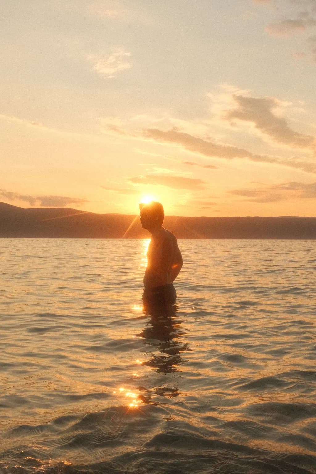 Sunset Water Portrait