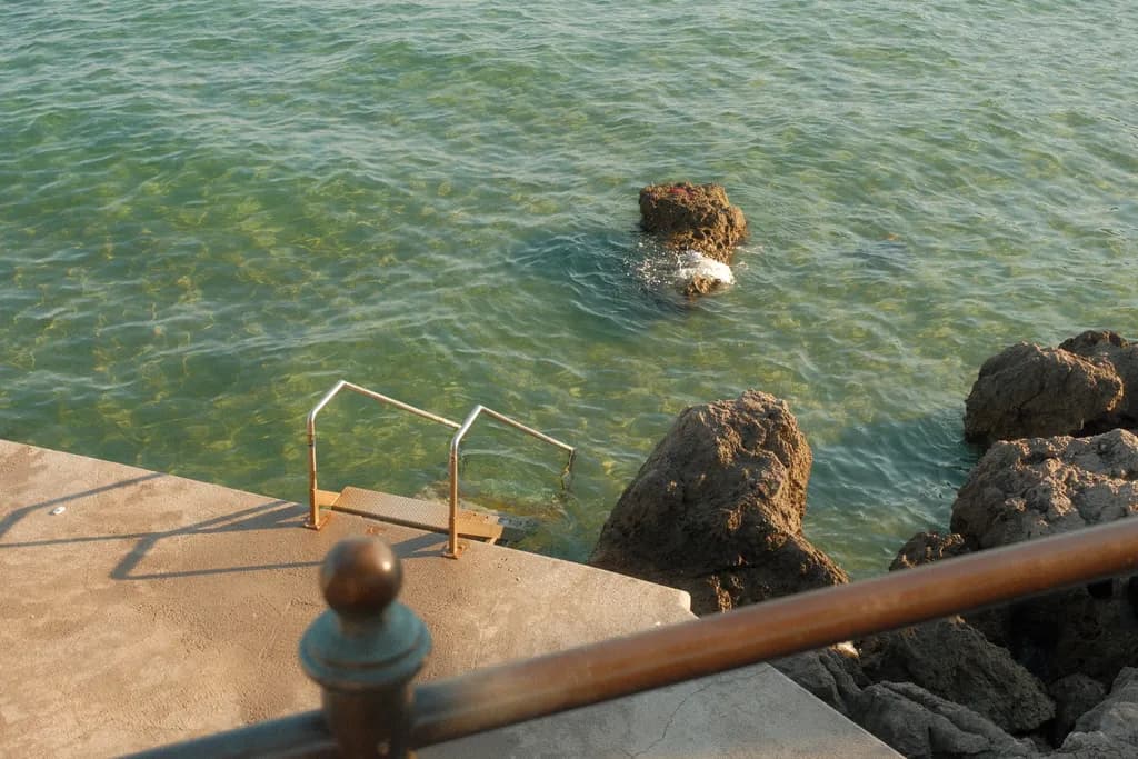Rocky Waterfront Steps
